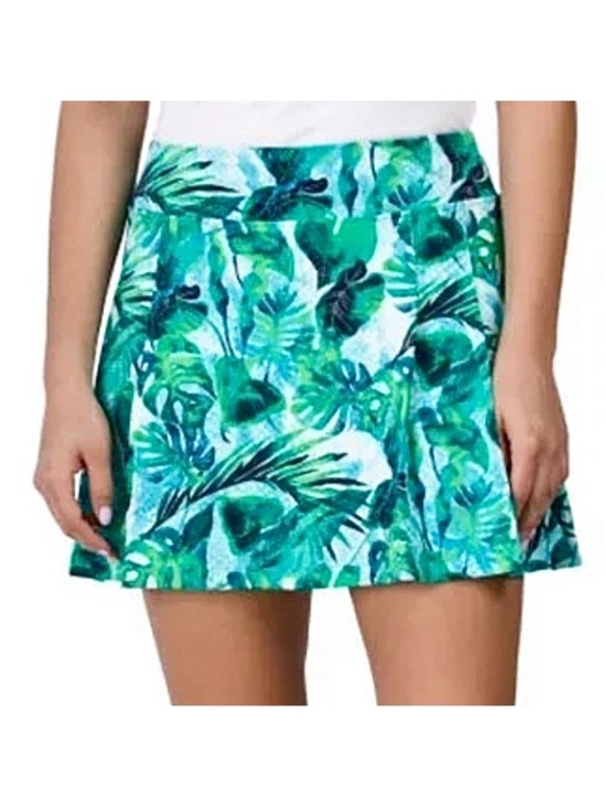 Tommy Bahama Golf Dresses & Skirts - Tommy Bahama Golf Green Turquoise Palm Leaf Print Skirt Stretch Women’s Size XL